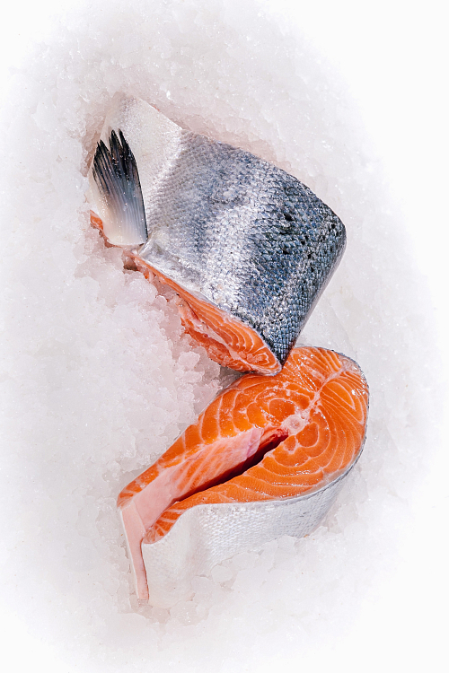 Охлажденная арктическая семга и эксклюзивная морская форель